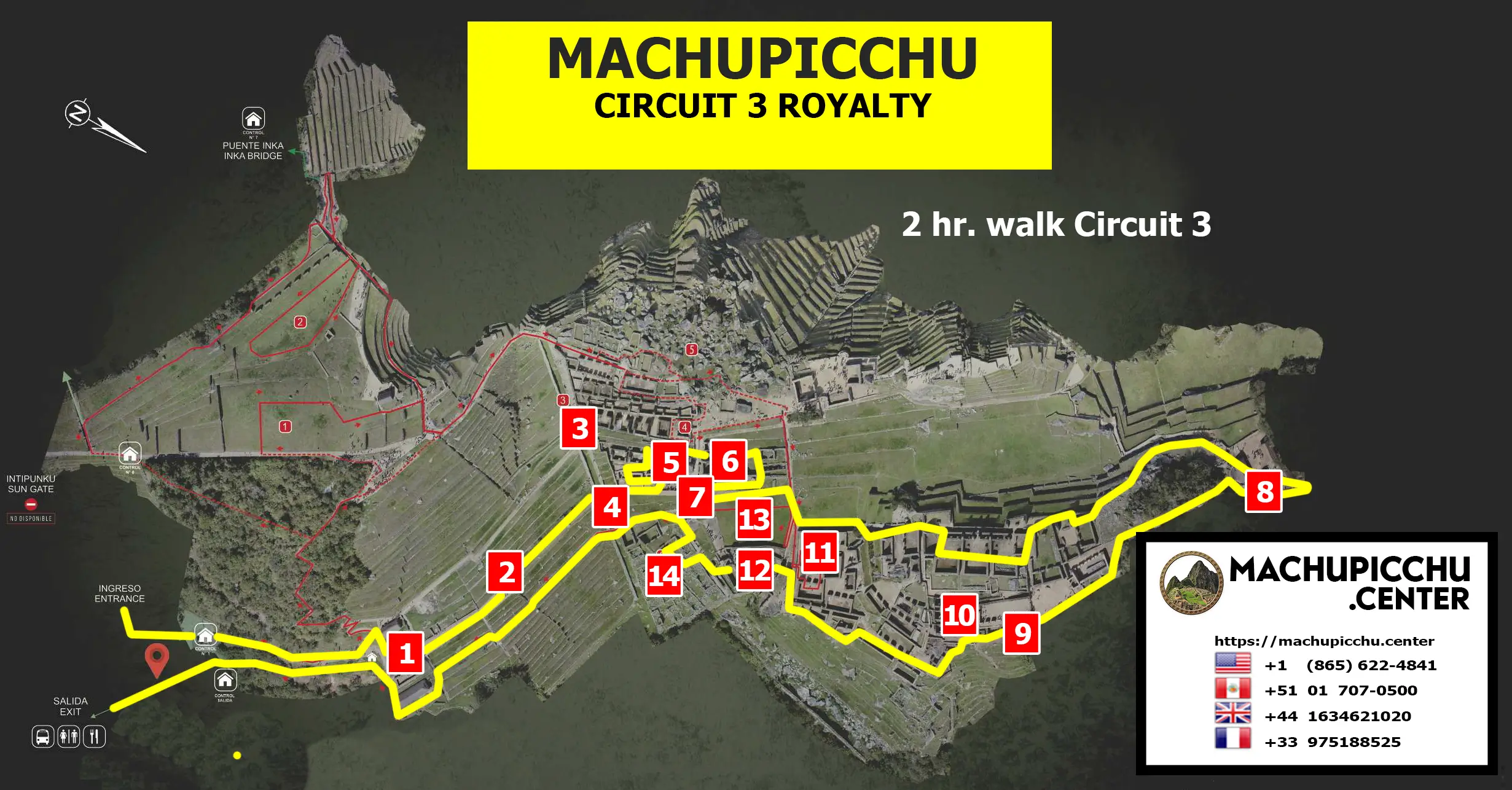 Machu Picchu Circuit 3 Royalty Designed